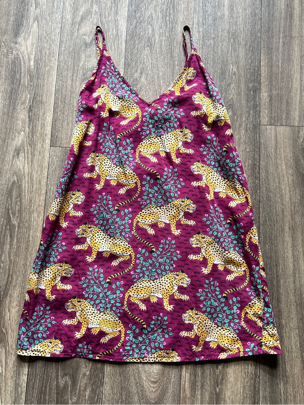 Printfresh Chic to Sleep Shortie Bagheera Sleep Dress Animal Ethical Fabric